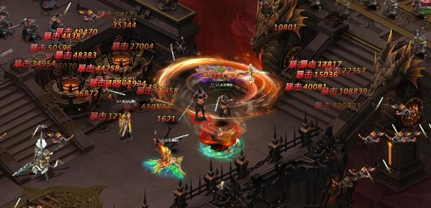 最新火爆PK版网页游戏《传奇世界》中枢大殿刷怪飞升